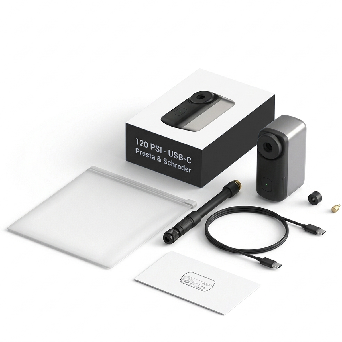 Pocket Electric Bike Pump